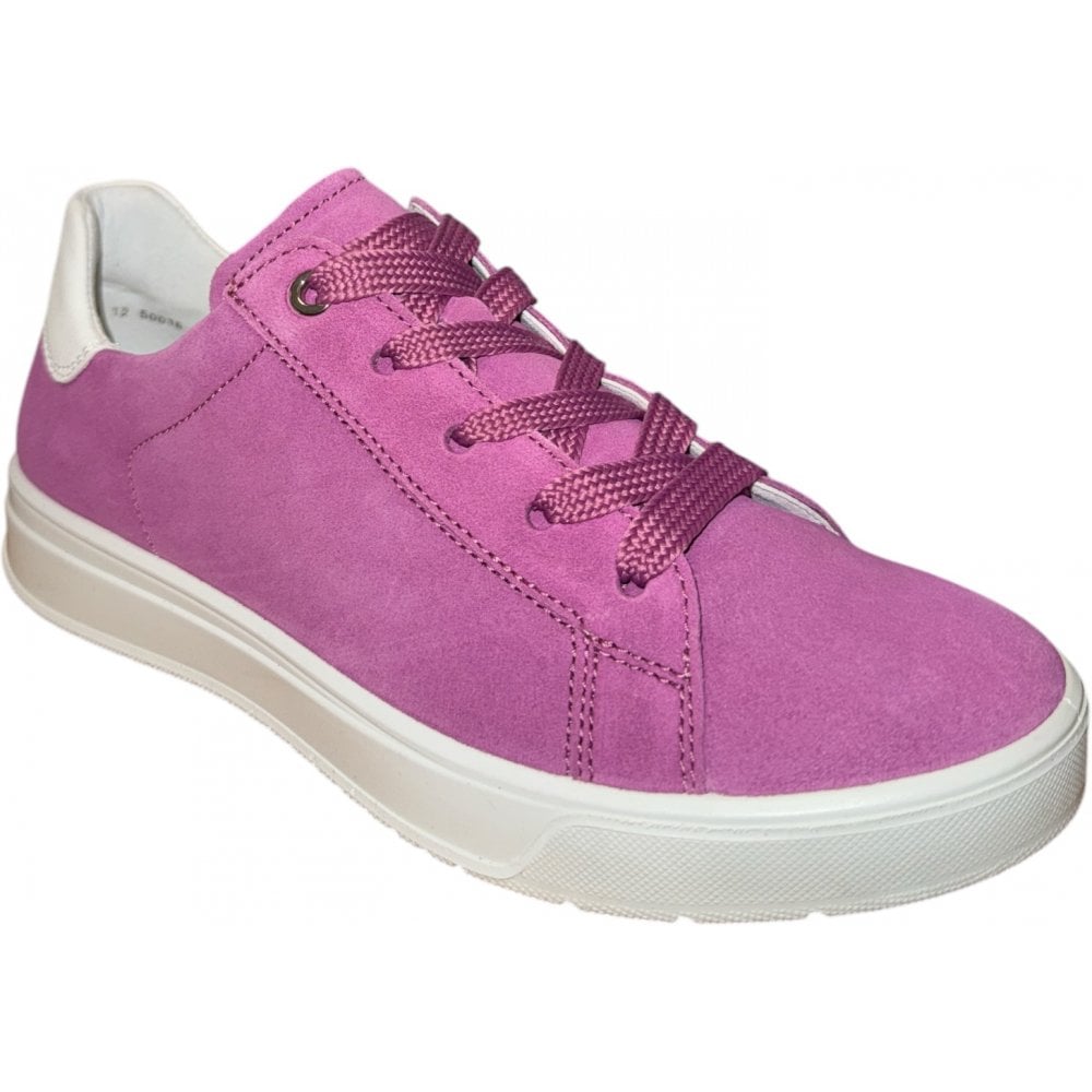 Ara Rom Pink Suede Trainers