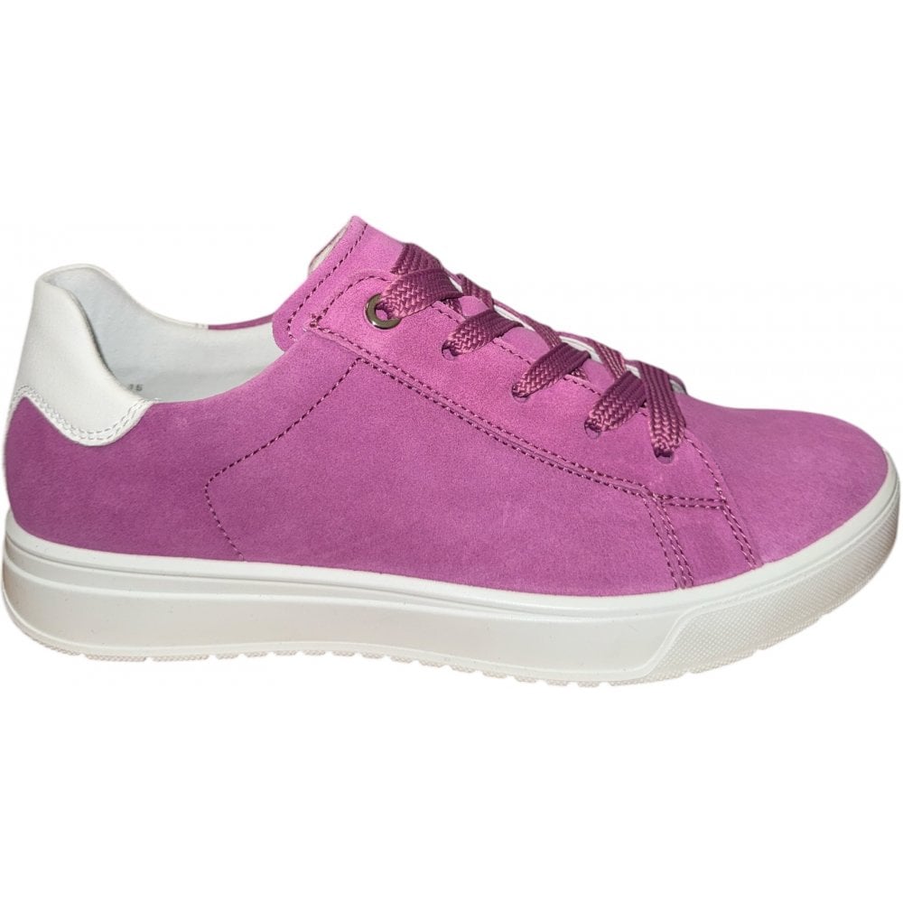 Ara Rom Pink Suede Trainers
