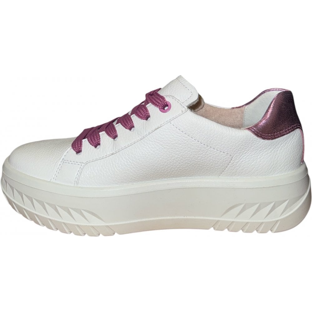 Ara Monaco White Leather Trainers