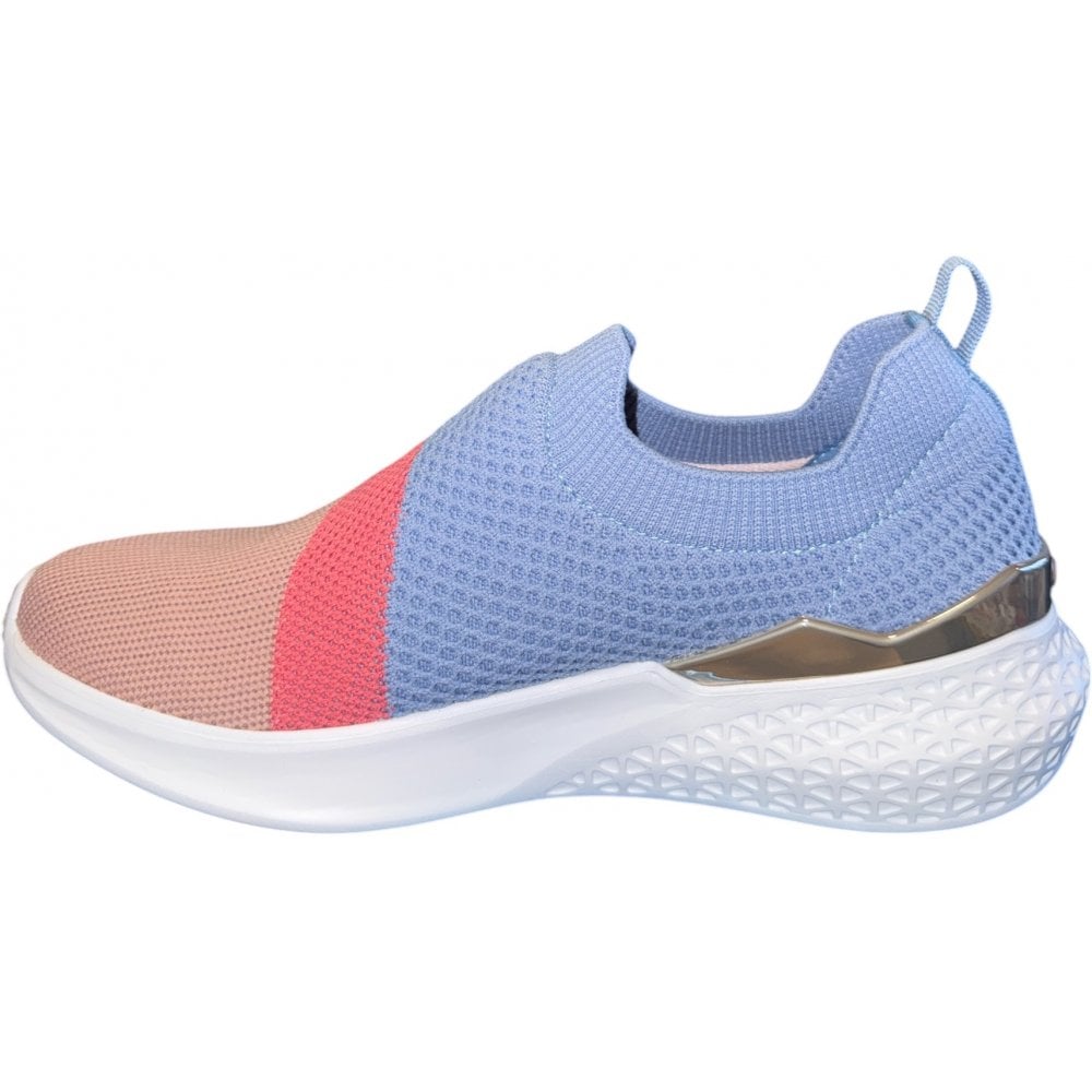 Ara Maya Pink and Blue Slip On Trainers