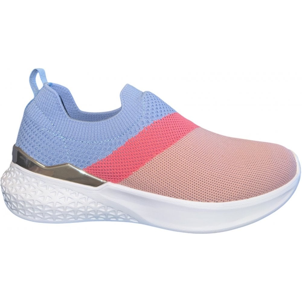 Ara Maya Pink and Blue Slip On Trainers