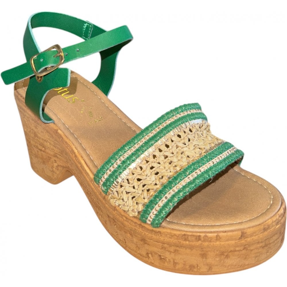 Lotus Chelsia Open Toe Heeled Sandals