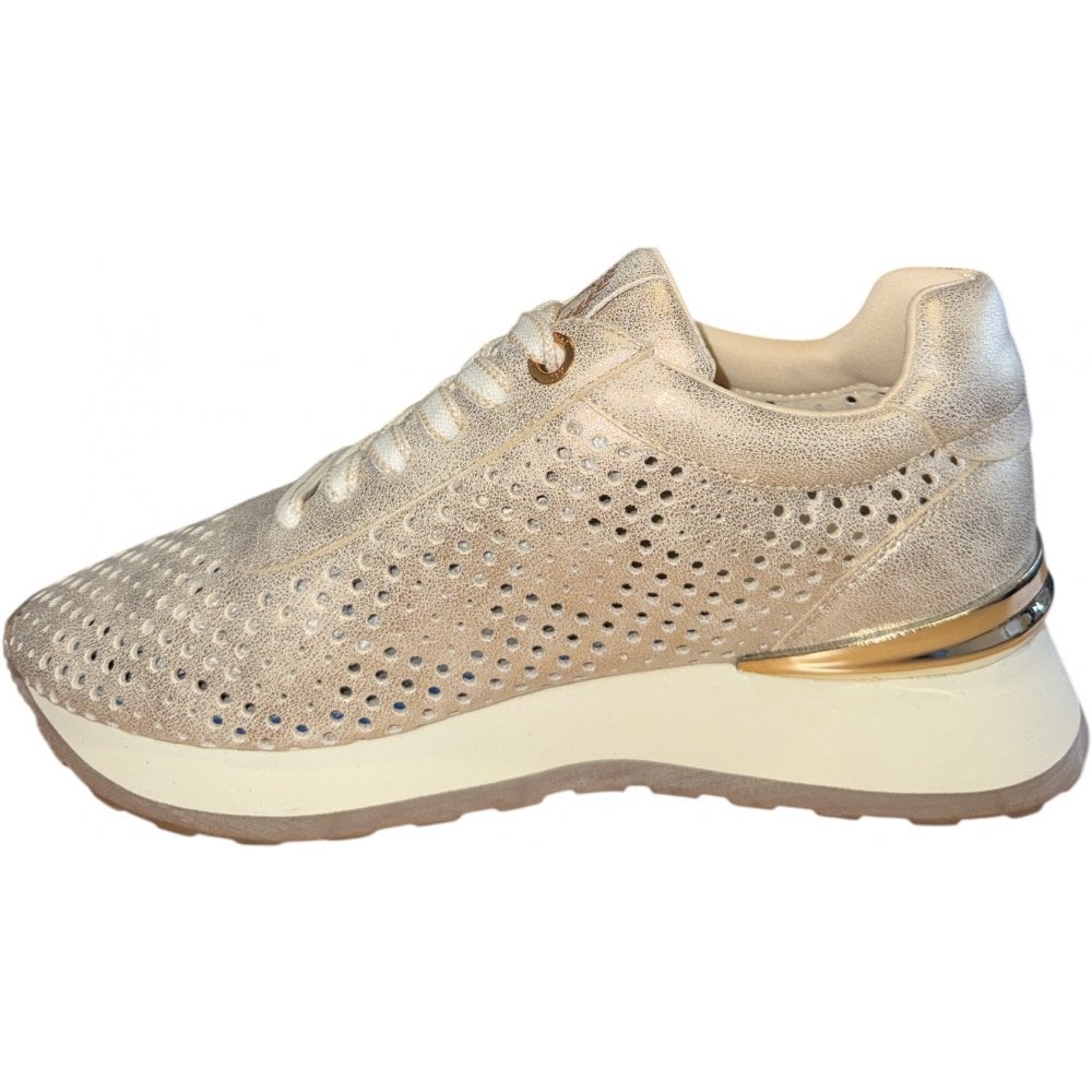 Xti Gold Trainers 143778