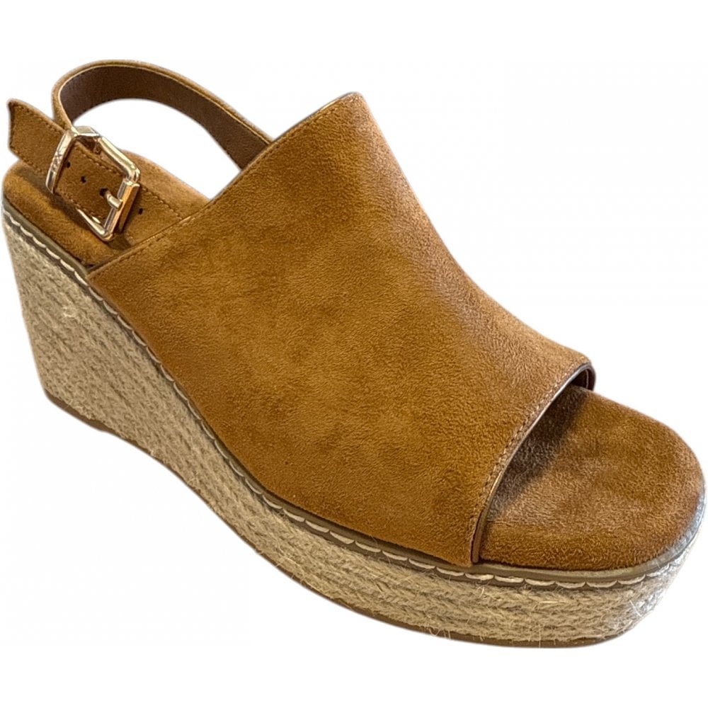Xti Tan Wedge Sandals 143823