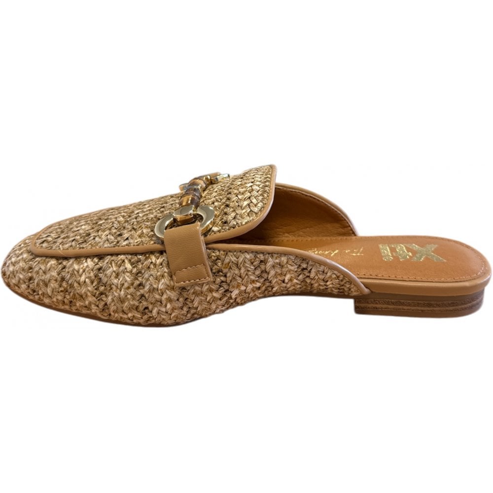 Xti Taupe Faux Leather Mules 143803