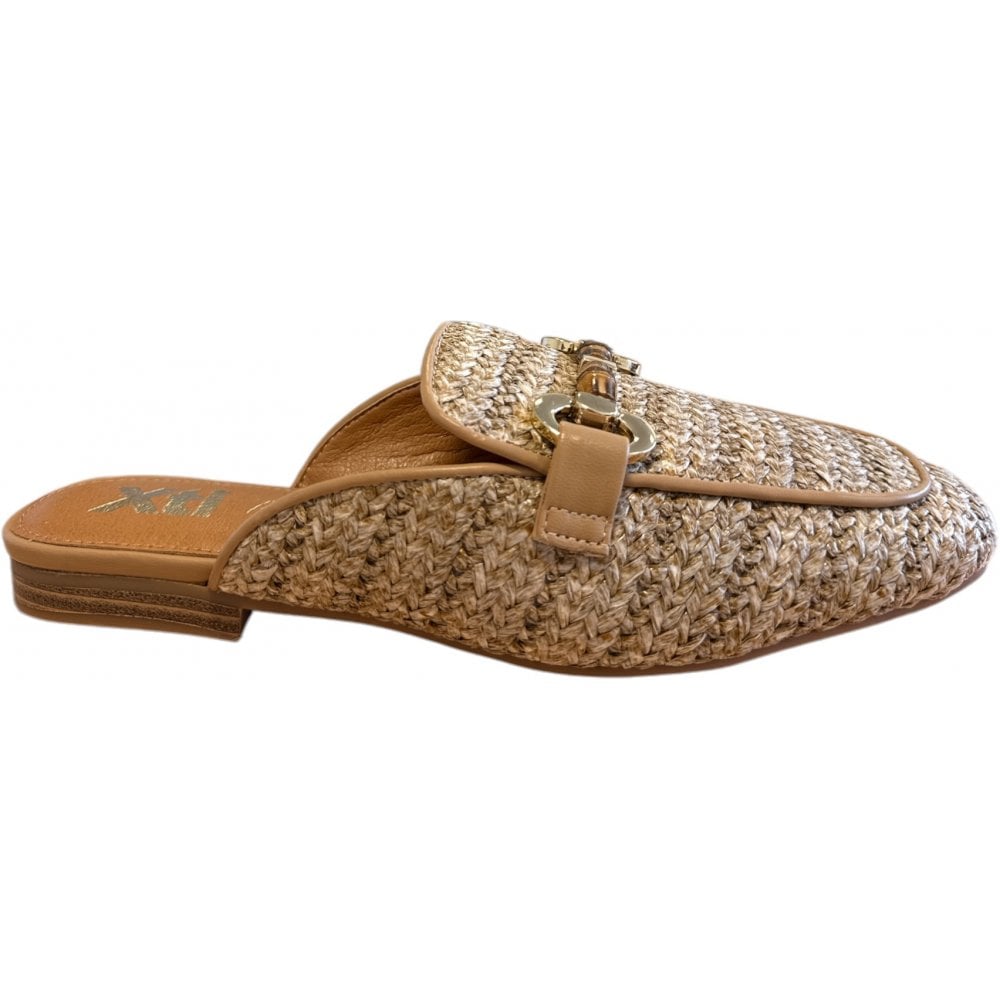 Xti Taupe Faux Leather Mules 143803