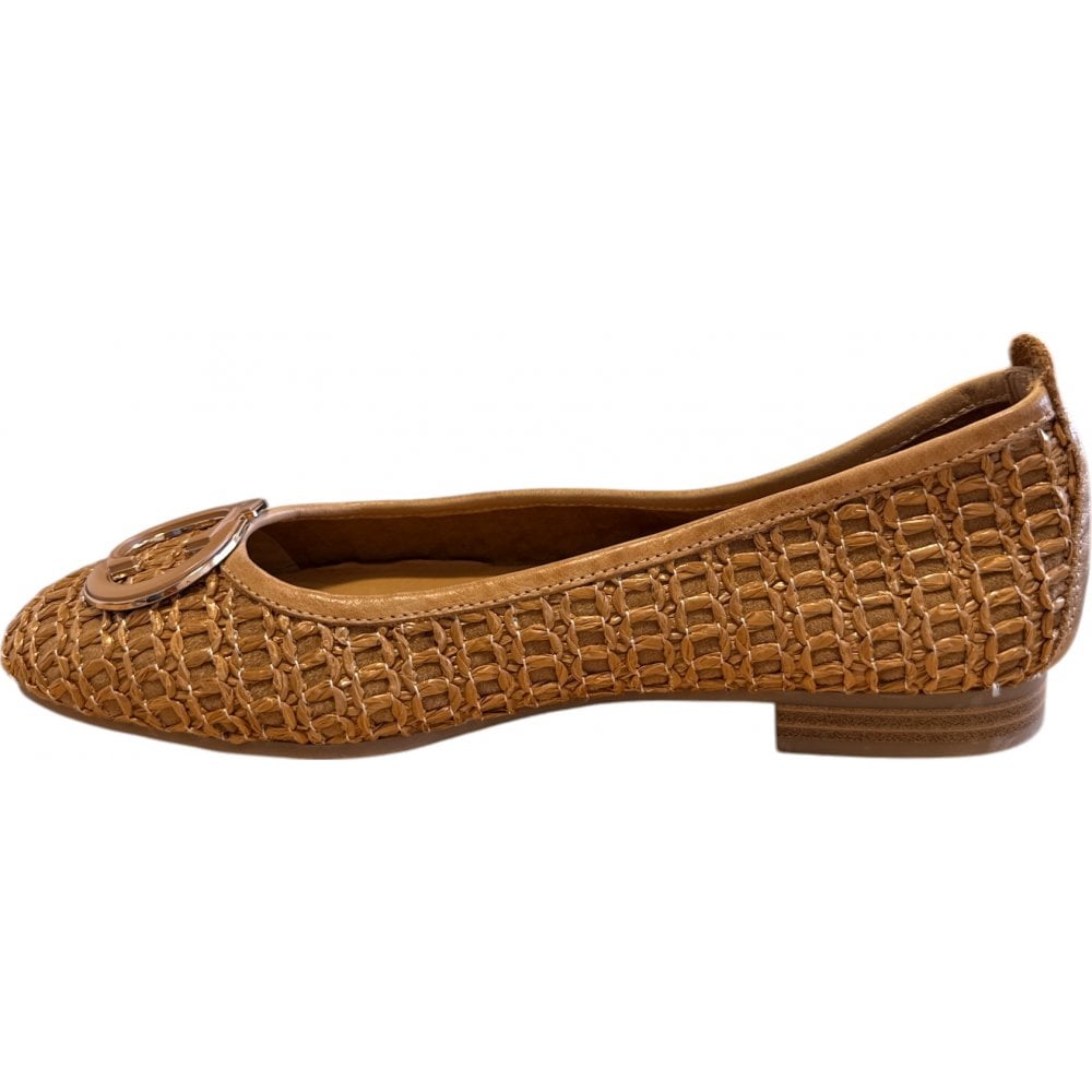 Carmela Tan Ballerina Pumps 162168