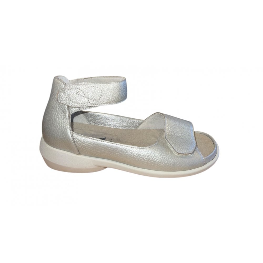 Waldlaufer H-Lia Silver Closed Heel Sandals