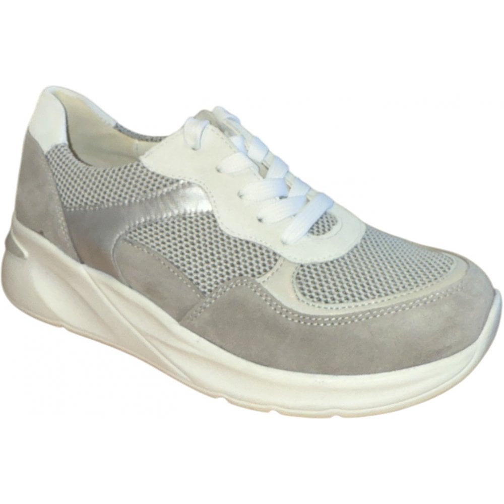 Waldlaufer Dilara Grey Wide Fit Trainers