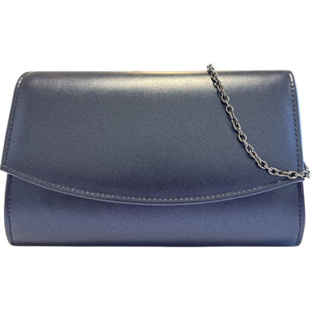 Lotus Navy Clutch Bag