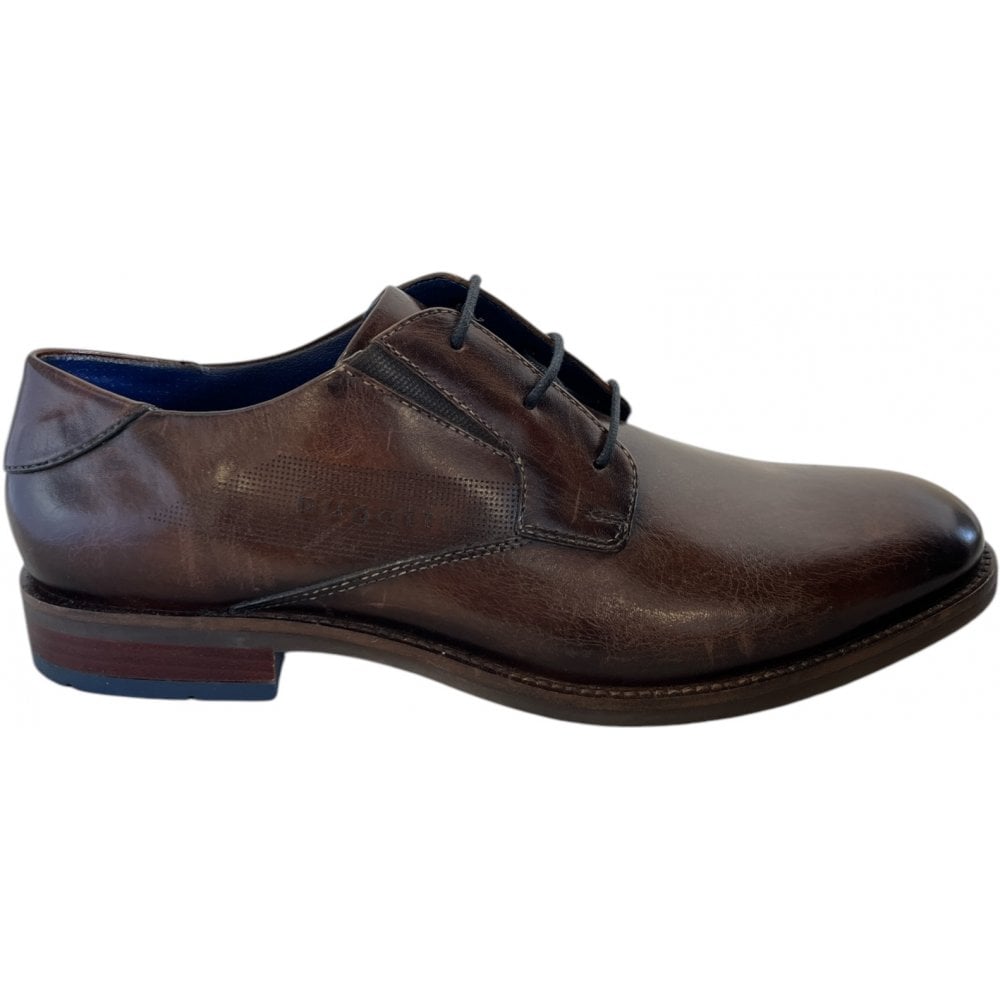 Bugatti Sula Mens Dark Brown Lace-Up Shoes