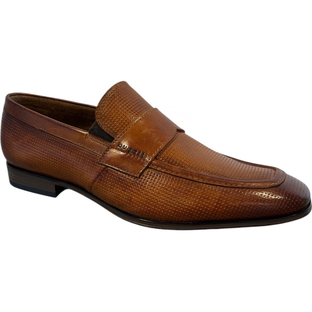 Bugatti Matina Mens Tan Leather Slip On Shoes