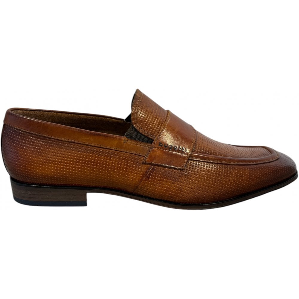 Bugatti Matina Mens Tan Leather Slip On Shoes