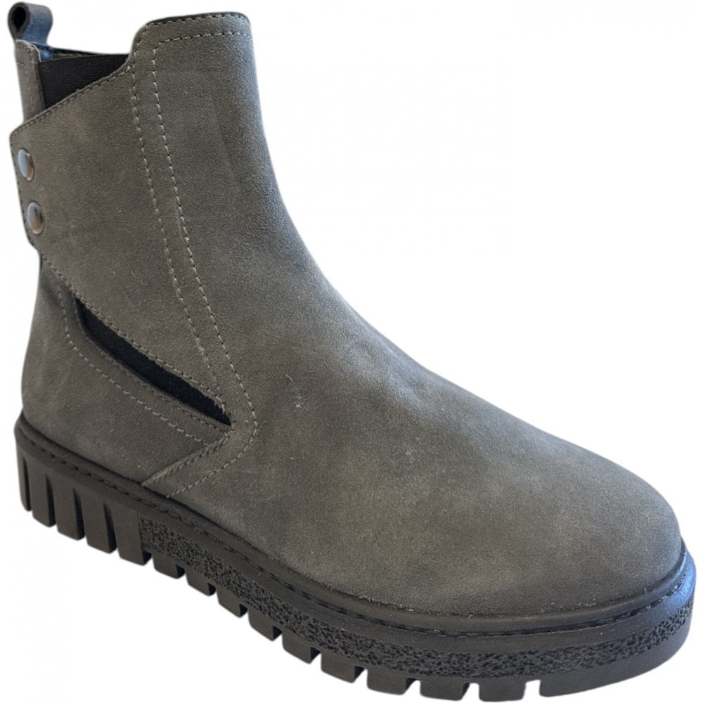 Lotus Kairo Grey Suede Ankle Boots
