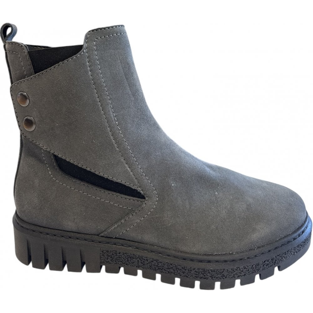 Lotus Kairo Grey Suede Ankle Boots