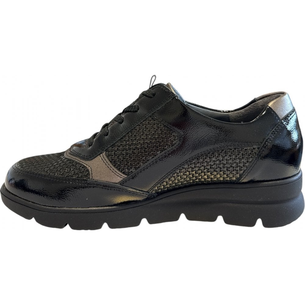 Waldlaufer H-Bruni Black Casual Shoes