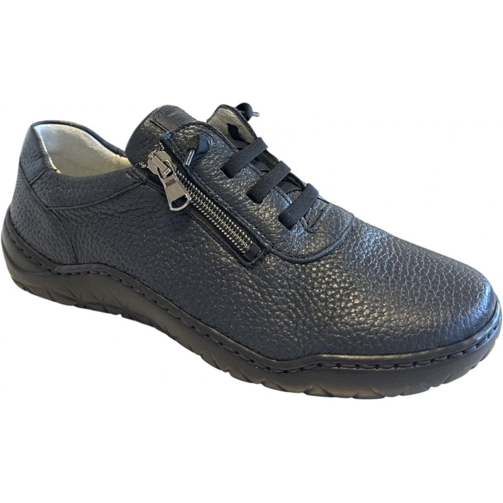 Waldlaufer K-Milena Navy Leather Casual Shoes