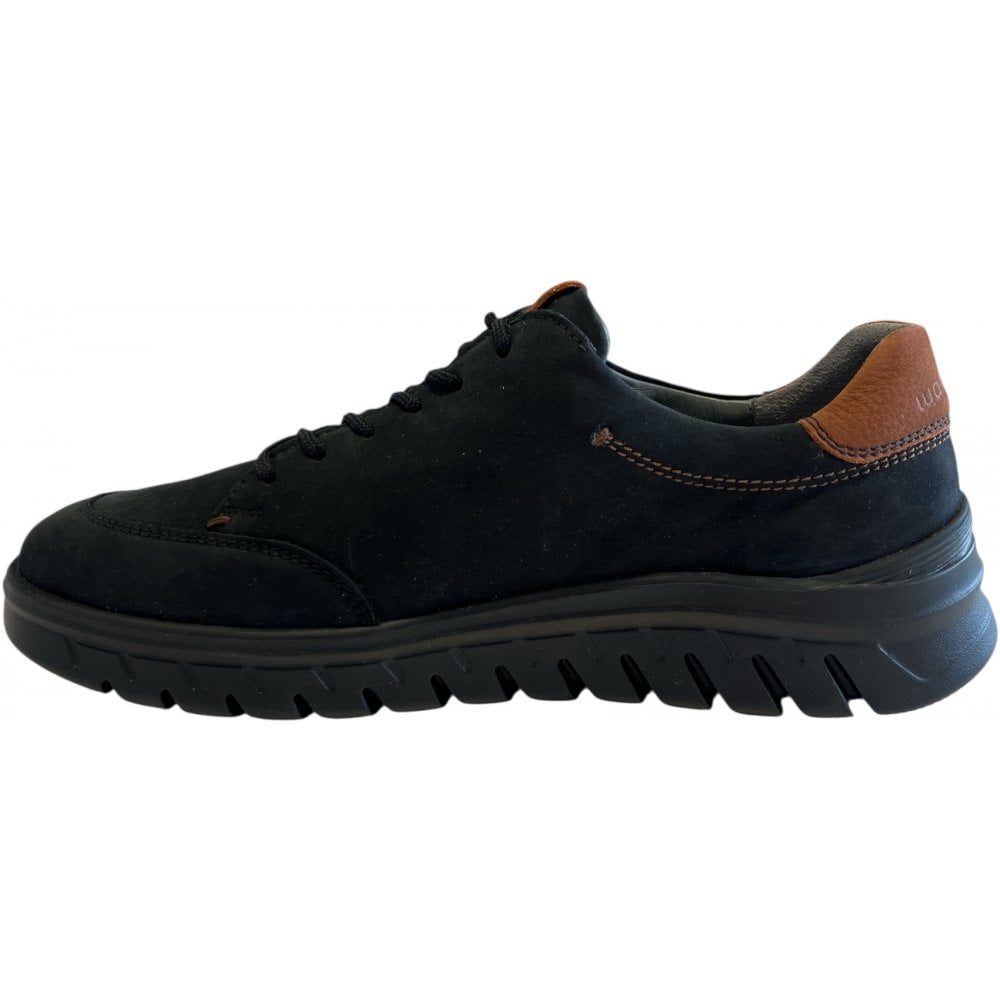 Waldlaufer H-Bruno Mens Navy Casual Shoes