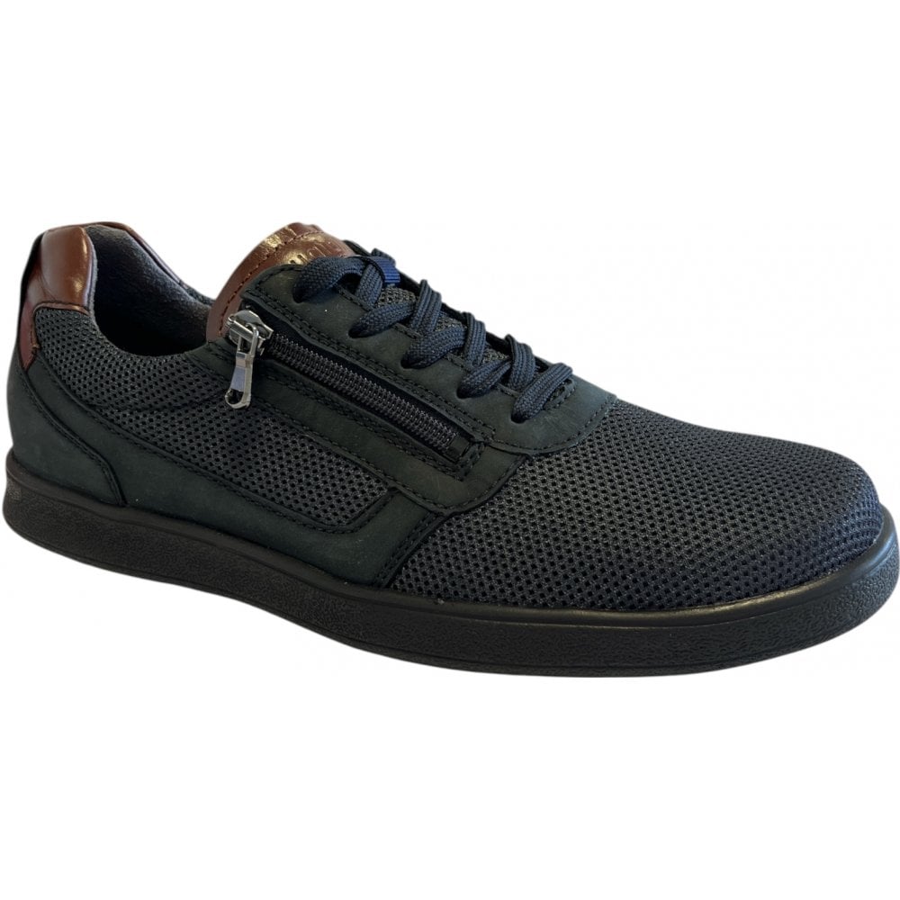 Waldlaufer H-Darius Mens Navy Casual Shoes