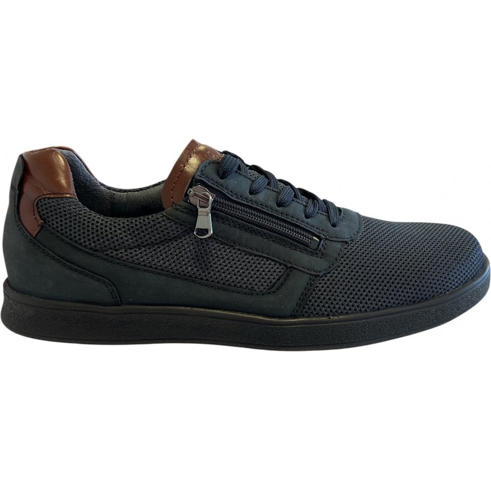 Waldlaufer H-Darius Mens Navy Casual Shoes
