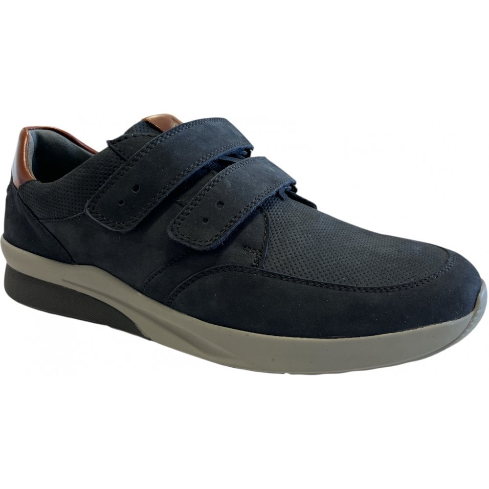 Waldlaufer K-Fabian Mens Navy Casual Wide Fitting Shoes