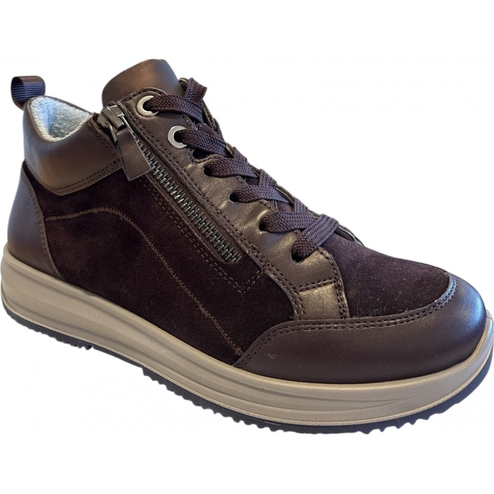 Ara Osaka Brown Hi-Top Trainers