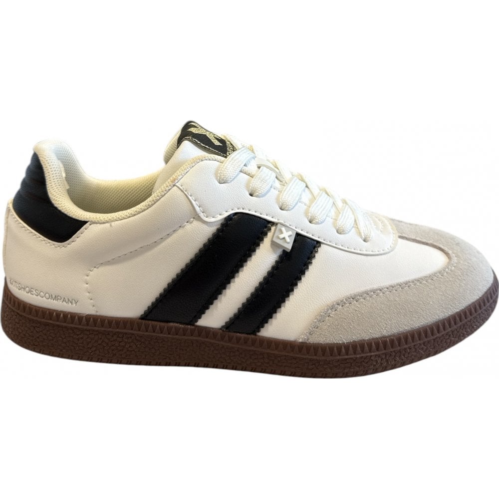 Xti 143485 White and Black Retro Trainers
