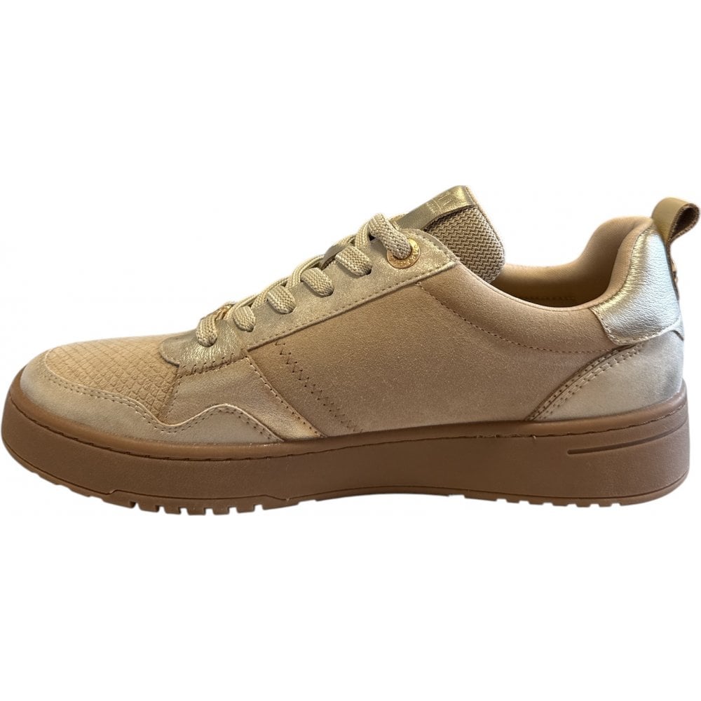Carmela 161808 Beige Gum Sole Trainers