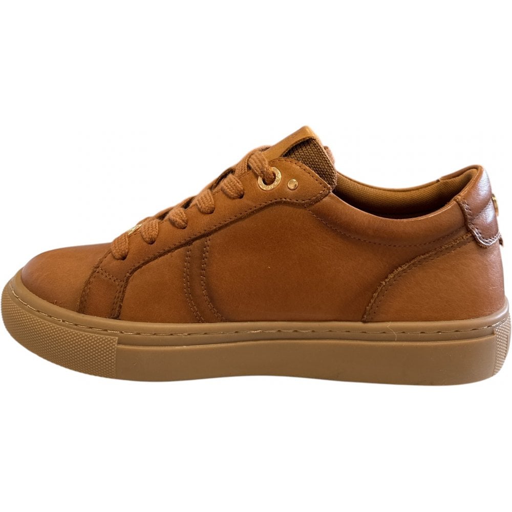 Carmela 162503 Tan Leather Trainers