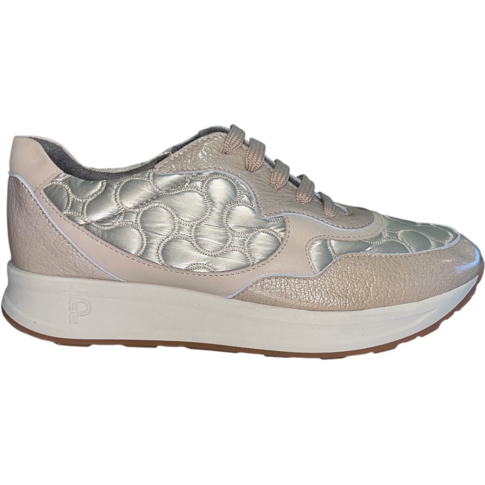 Pitillos  10.905 Women's Beige Leather Trainers