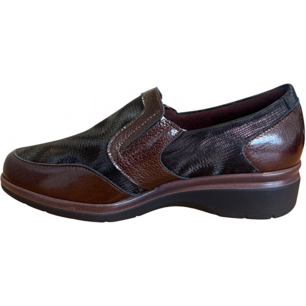 Pitillos 10.720 Brown Patent Casual Slip On shoes