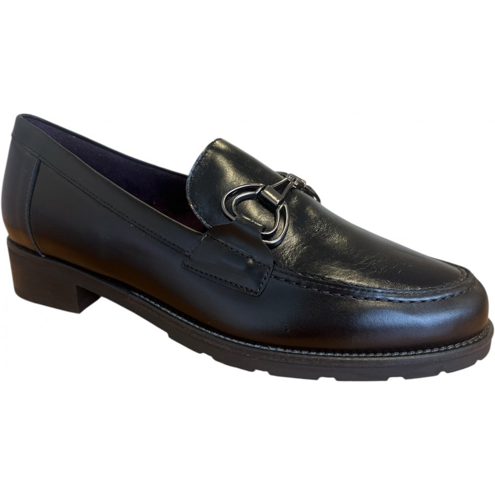 Pitillos  10.880 Black Leather Loafers