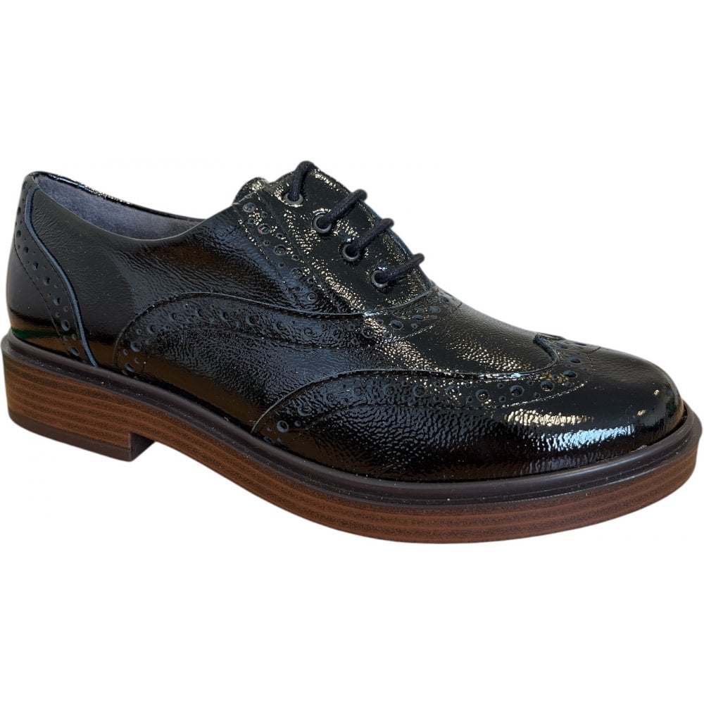 Pitillos  10.792 Navy Patent Women's Brogues