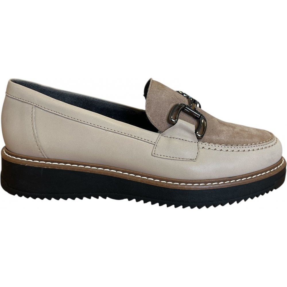 Pitillos  10.763 Beige Leather Loafers