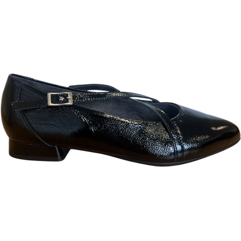 Pitillos  10.841 Black Patent Pointed Ballet Flats