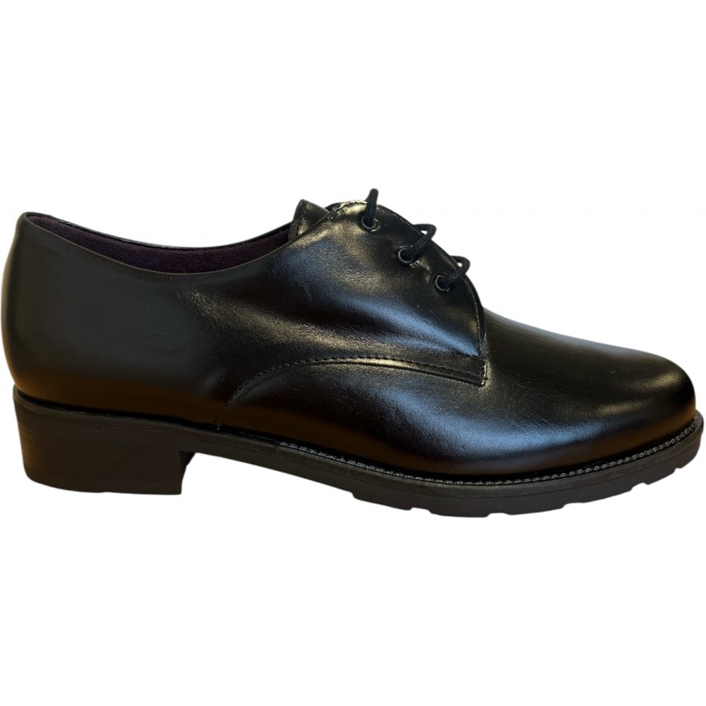 Pitillos  10.881 Women's Black Leather Lace-Up Shoes