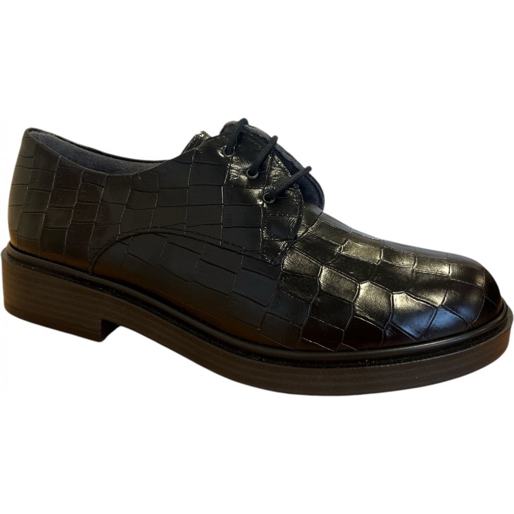 Pitillos  10.894 Black Leather Lace-Up Shoes