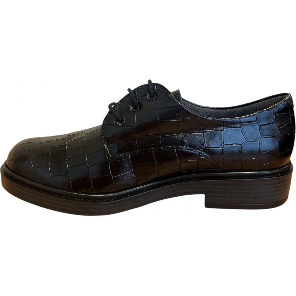 Pitillos  10.894 Black Leather Lace-Up Shoes