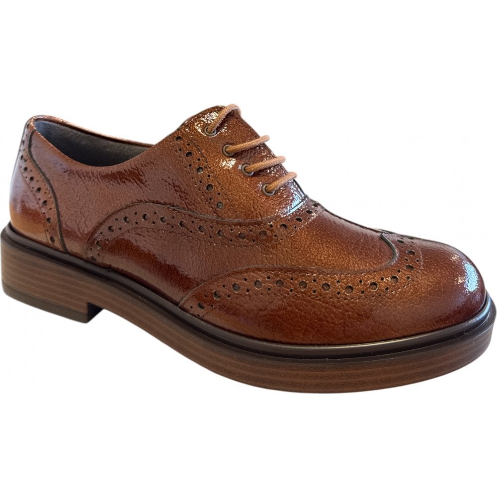 Pitillos  10.891 Tan Patent Women's Brogues