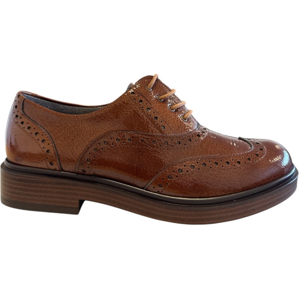Pitillos  10.891 Tan Patent Women's Brogues
