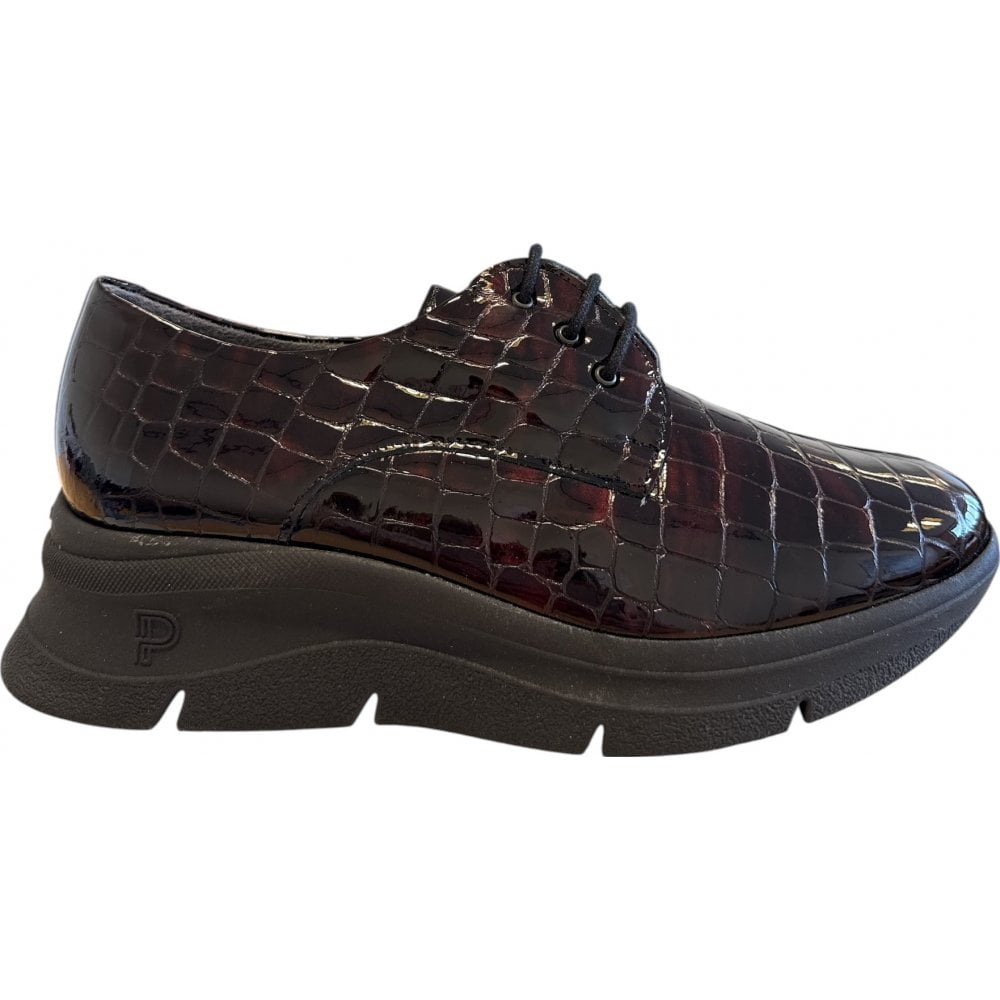 Pitillos  10.751 Burgundy Patent Lace-Up Shoes