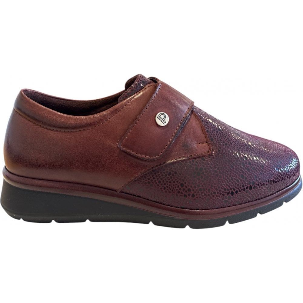 Pitillos  10.710 Burgundy Leather Casual Shoes