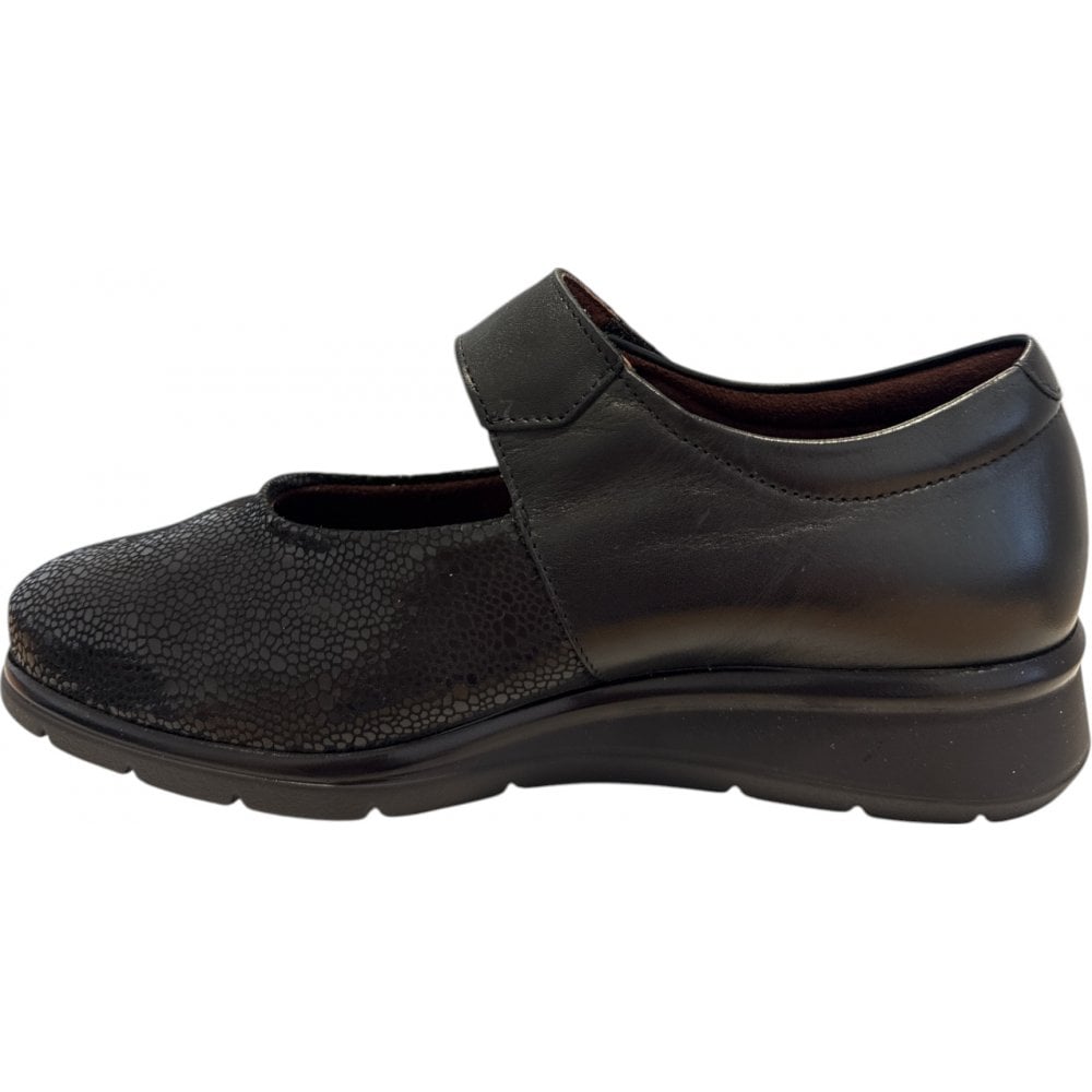 Pitillos 10.712 Black Leather Casual Shoes