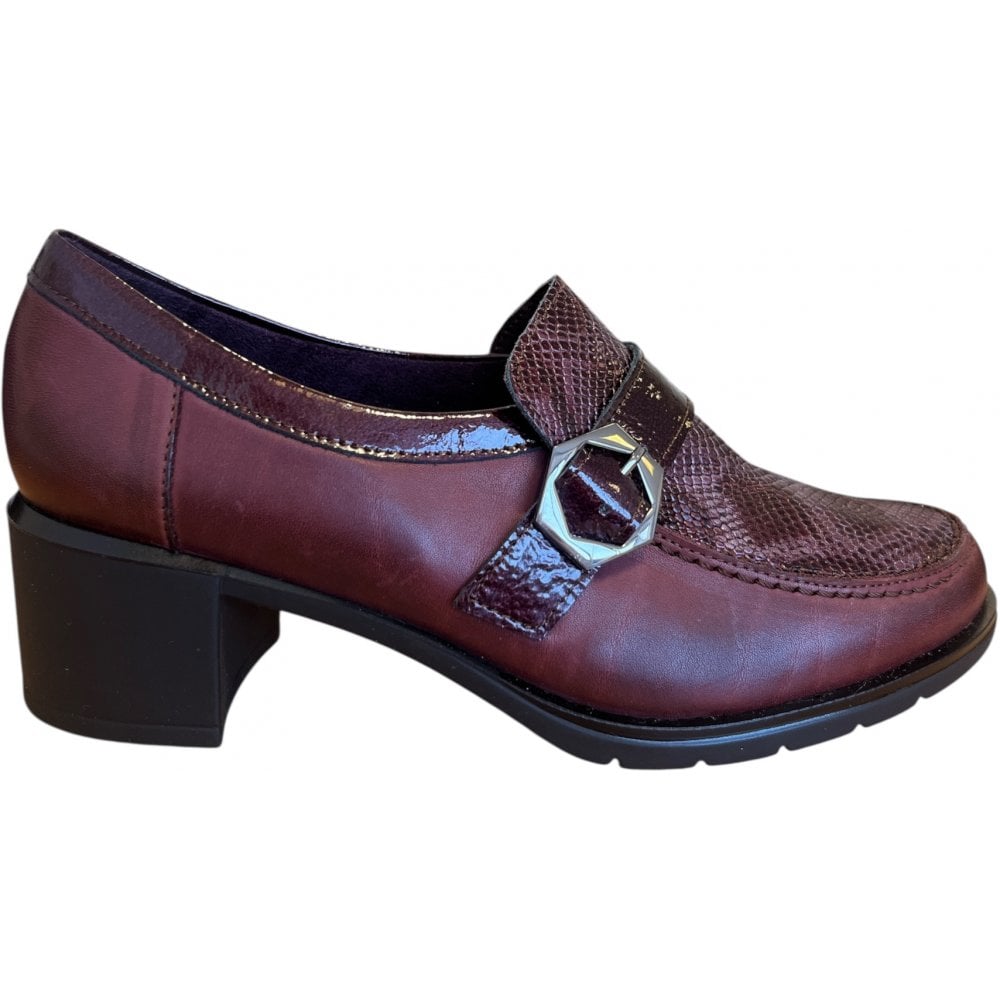 Pitillos  10.741 Burgundy Leather Court Shoes