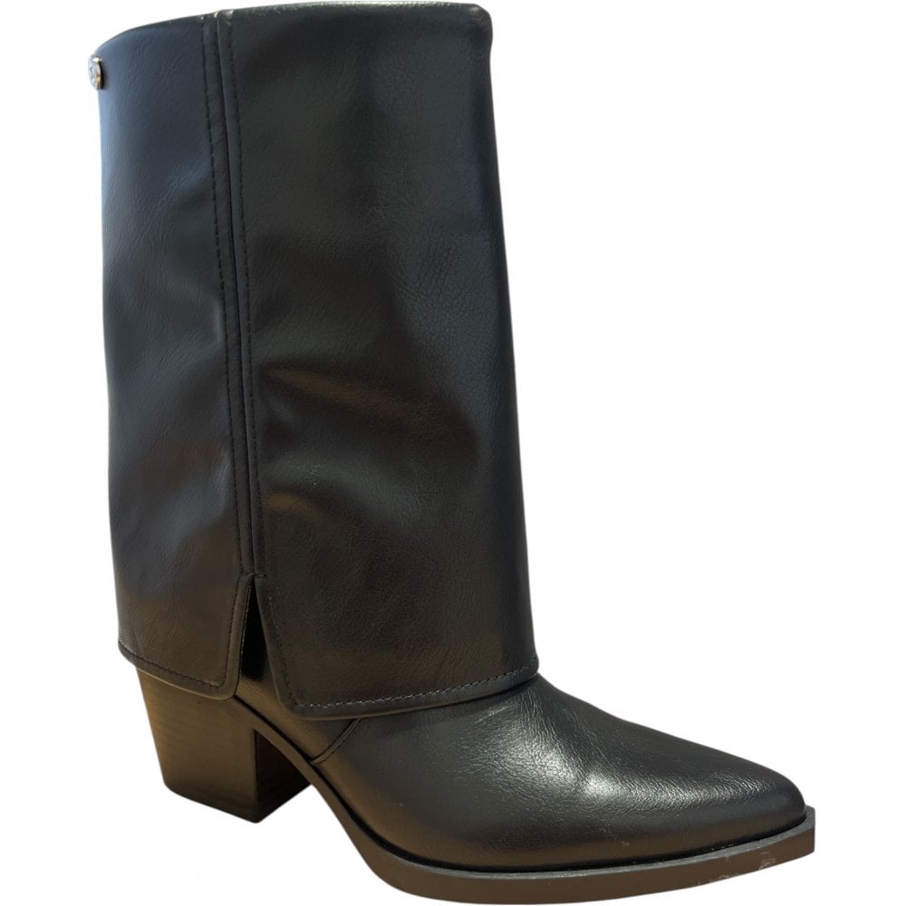 Xti 144716 Black Fold Over Boots
