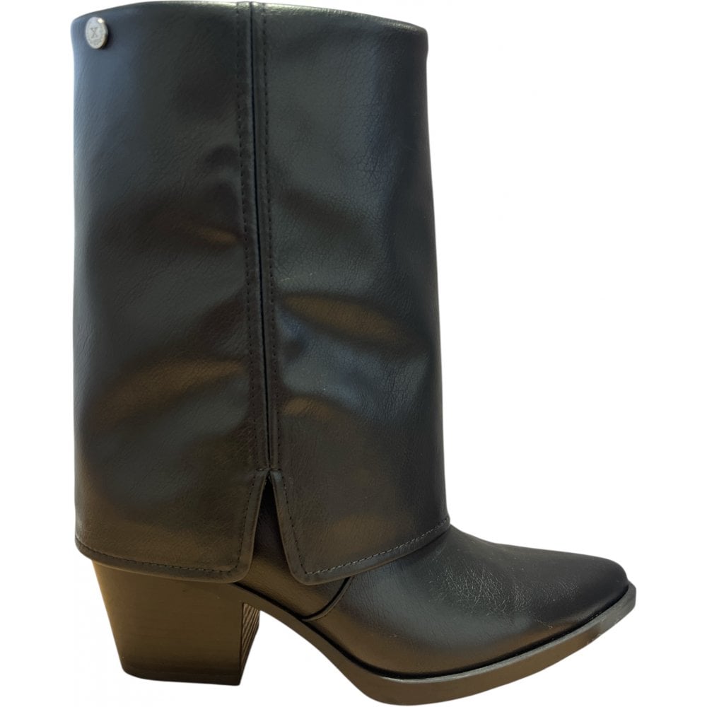 Xti 144716 Black Fold Over Boots
