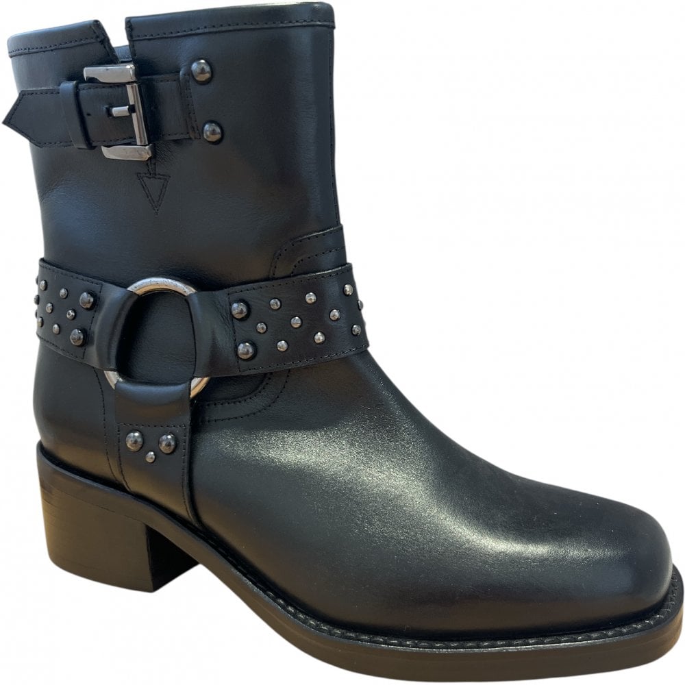 Ravel Bowmont Black Leather Boots