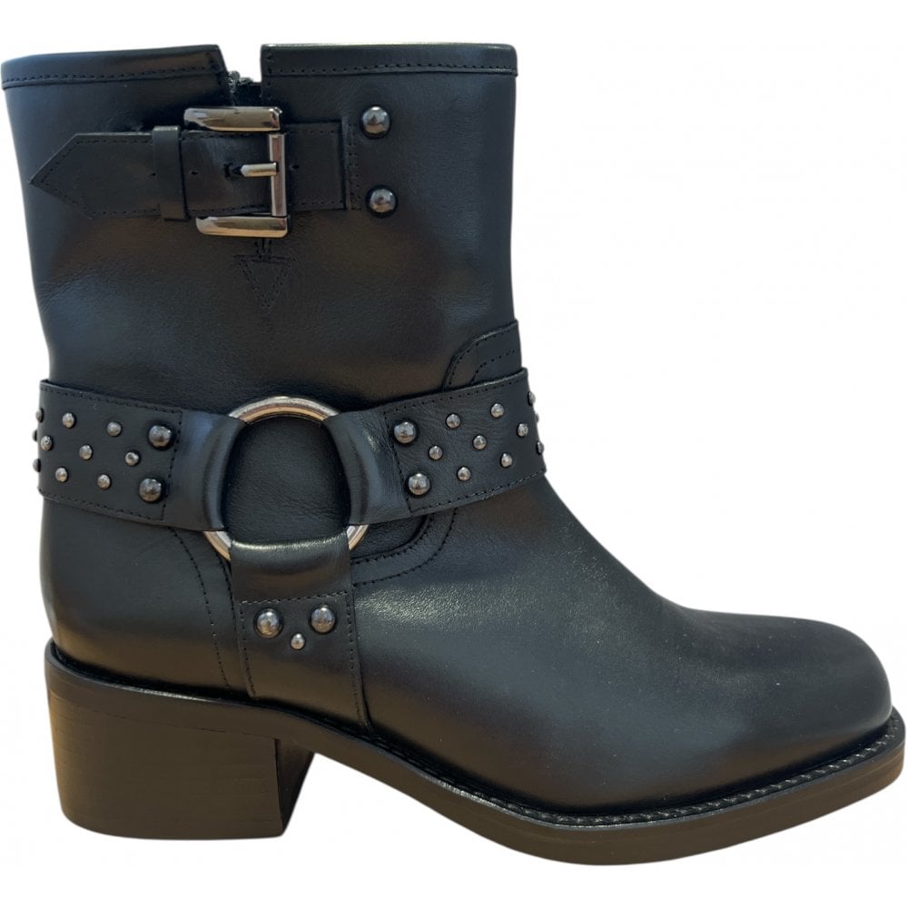 Ravel Bowmont Black Leather Boots