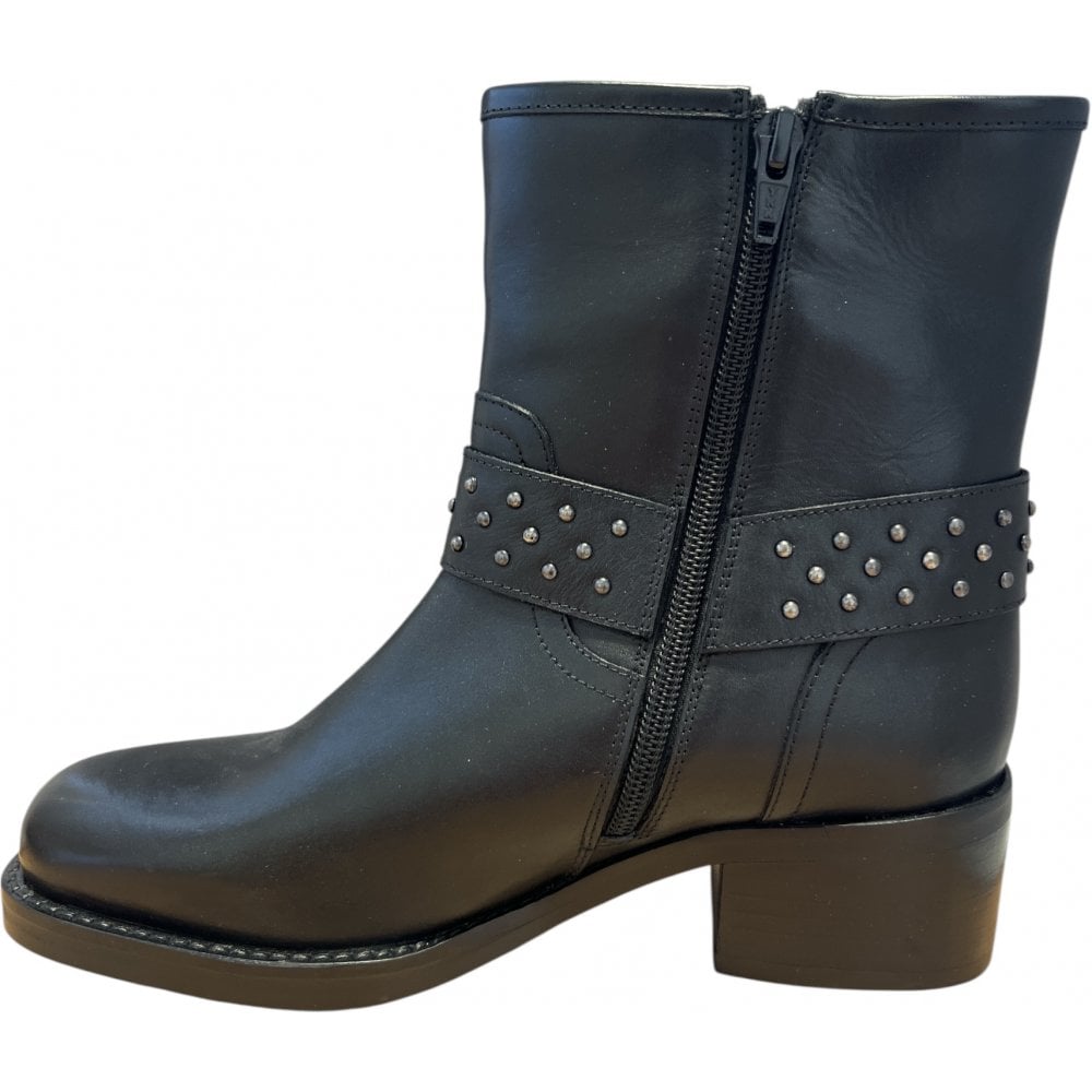 Ravel Bowmont Black Leather Boots