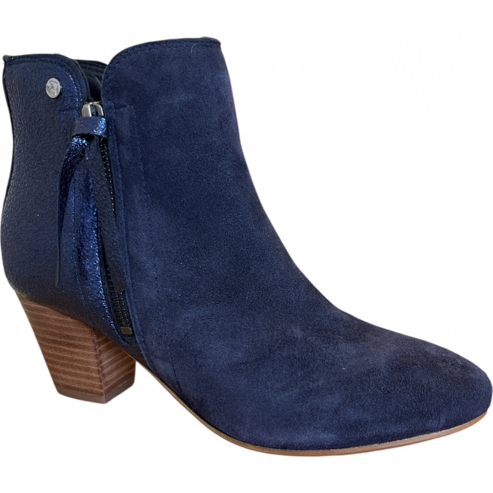 Ravel Tay Navy Suede ankle Boots